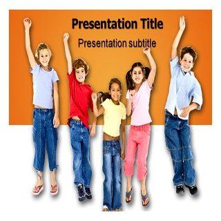 Children day PowerPoint Template   Children day PowerPoint (PPT) Backgrounds Templates Software