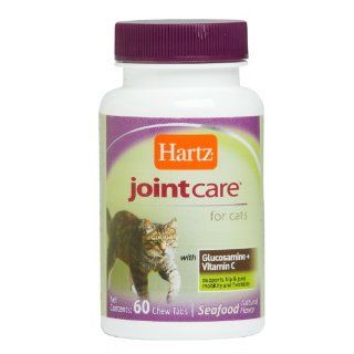 Hartz Joint Care for Cats, 60 chew tabs  Pet Bone And Joint Supplements 