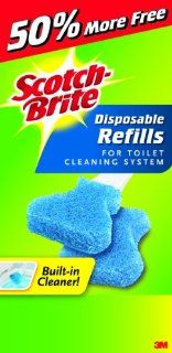 Scotch Brite 557 R7 Disposable Toilet Scrubber Refills,6 count Health & Personal Care