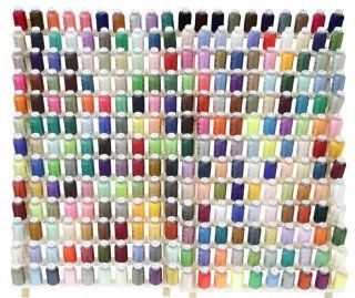 Complete Set KOLORS BRAND 260 Different Colors Embroidery Machine Thread Polyester + Christmas Collection Embroidery Designs CD