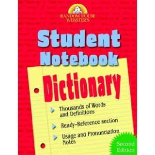 Random House Webster's Student Notebook Dictionary Second Edition Random House 9780375720284 Books