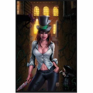 Madness of Wonderland #1   Female Mad Hatter Cut Outs