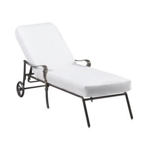 Hampton Bay Edington 2013 Adjustable Patio Chaise Lounge with Bare Cushion DISCONTINUED 131 012 CLCB KD NF
