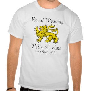 Royal Wedding Wills & Kate Fashion T Shirt