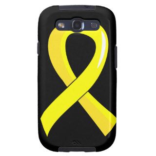 Bladder Cancer Yellow Ribbon 3 Galaxy S3 Covers
