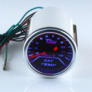 THG Universal Fit 55mm Super Bright LED Meter Car Auto Motor SUV Truck Automobile Mechanical Smoked EGT Gauge Automotive