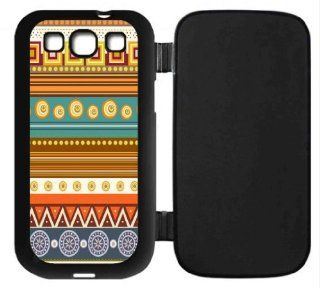 Hipstr Nebula & white Aztec Andes Tribal Pattern and Aluminum Back Case for Samsung Galaxy S3 I9300 With 3 Pieces Screen Protectors Cell Phones & Accessories