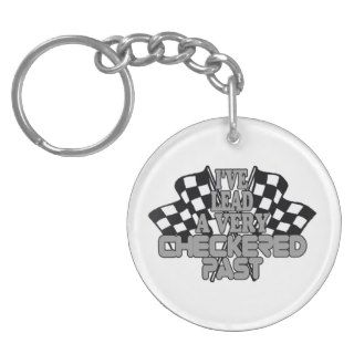 I've Lead A Very Checkered Past Keychain