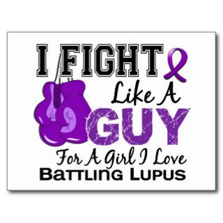 Fight Like A Guy Lupus 15 Post Cards