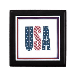 USA Stars and Stripes Gift Box