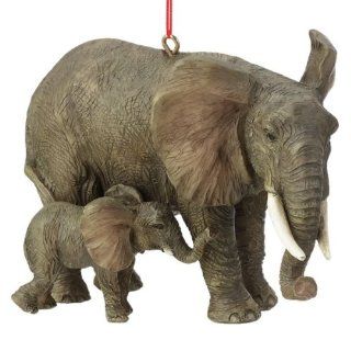 Elephant with Calf Christmas Ornament Sports & Outdoors
