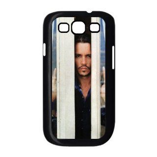 Johnny Depp Behind the Door Samsung Galaxy S3 I9300 Case Hard Back Cover Case for Samsung Galaxy S3 I9300 Cell Phones & Accessories