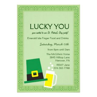 St. Patrick's Day Dinner Party Invitations