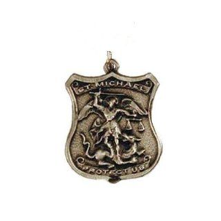 St. MIchael & Guardian Angel Medal,20"Black Cord Jewelry