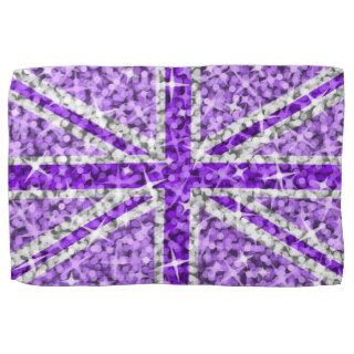 Sparkle Look UK Purple kichen towel