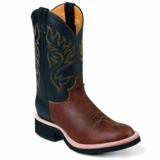 Justin Women's Westerner Western Coffee Man Made Boot 9.0 Shoes