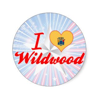 I Love Wildwood, New Jersey Sticker