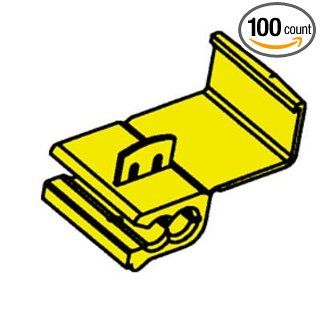 3M Scotchlok Electrical IDC 562 BOX, Double Run or Tap, Flame Retardant, Yellow, 12 AWG (solid/stranded), 10 AWG (stranded) (Pack of 100) Terminals