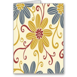 Colorful Floral Card