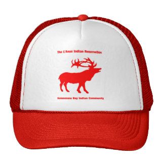 Keweenaw Bay Indian Community RED Trucker Hats