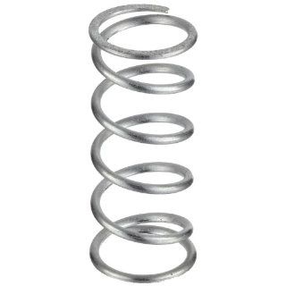 Stainless Steel 316 Compression Spring, 0.24" OD x 0.022" Wire Size x 0.563" Free Length (Pack of 5)