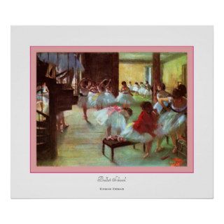 Ballet School~ Edgar Degas Poster