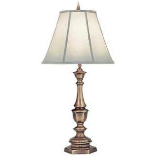 Stiffel Ivory And Antique Brass Table Lamp    