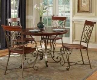 Home Styles 5051 318 St Ives 5 Piece Dining Set, Cinnamon Cherry Finish   Dining Room Furniture Sets