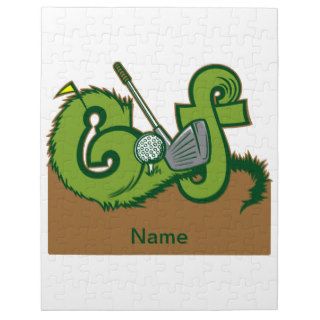 Custom Golf Graphic Puzzles