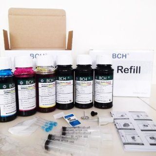 BCH® Premium Plus 600 ml (20 oz) for all HP Printers. Especially compatible with 564, 920, 940, 950 XL Cartridge Ink Refill Kit