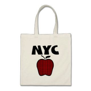 NYC   Big Apple With All 5 Boroughs Tote Bag