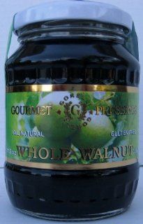 Gorelli All Natural Gluten Free Gourmet Green Whole Walnut Preserve 11.6oz (Pack of 2)  Jams And Preserves  Grocery & Gourmet Food