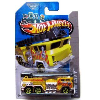 2013 Hot Wheels Hw City   5 Alarm   Yellow Toys & Games