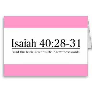 Read the Bible Isaiah 4028 31 Greeting Card