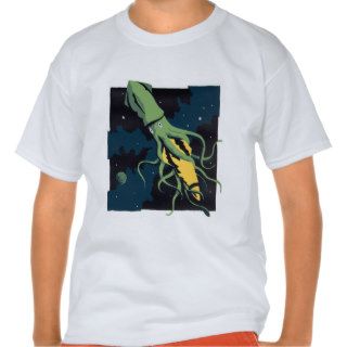 Space Kraken Tee Shirts