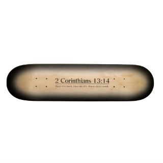Read the Bible 2 Corinthians 1314 Skate Deck