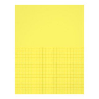 Yellow 0556199 Graph Grid Write & Draw Letterhead Design