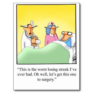 Funny Get Well Postcard