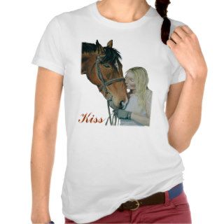 Kiss Horse and Girl Horse Lover Tanks