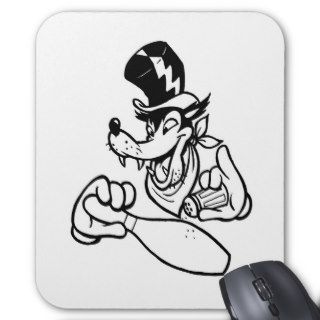 Mickey & Friends Big Bad Wolf Bowling Pin Mouse Pads