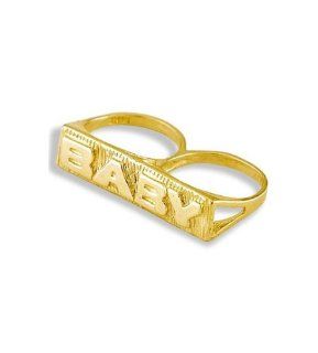 New Solid 14k Yellow Gold Baby Child Kids Knuckle Ring Jewelry