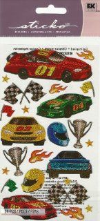Sticko Race Cars Stickers (24 PIECES PER PACK)