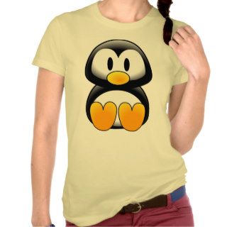 Cute Baby Cartoon Penguin T shirts