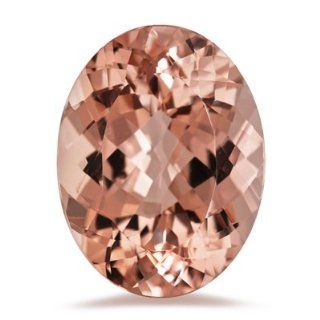 20.75 Cts of 22x15.5 mm AA Oval Nigerian Morganite ( 1 pc ) Loose Gemstone Jewelry