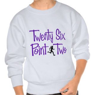 Twenty Six Point Two hers, purple Pull Over Sweatshirt