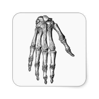 Creepy Skeleton Hand Sticker