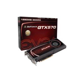 EVGA GeForce GTX 570 1280MB GDDR5 PCI Express 2.0 Graphics Card 012 P3 1570 TR Electronics