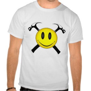 Smiley Face Hammers Tee Shirts