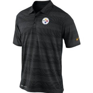 Nike Pittsburgh Steelers Preseason Performance Polo   Black  Polo Shirts  Sports & Outdoors