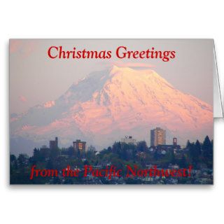 Pacific Northwest Christmas Greeting Card